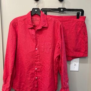 Frank and Eileen short set, size small
